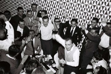 Registro do ex-presidente Juscelino Kubitschek feito por Mário Fontenelle, mecânico de avião que se tornou fotógrafo oficial do governo de JK -  (crédito: Mário Fontenelle)