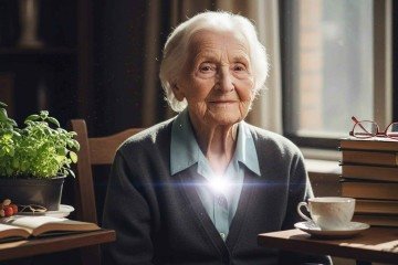 Os cientistas também observaram um padrão familiar. Parentes próximos de centenários têm probabilidade significativamente maior de atingir idades avançadas -  (crédito: Whisk/Google AI)