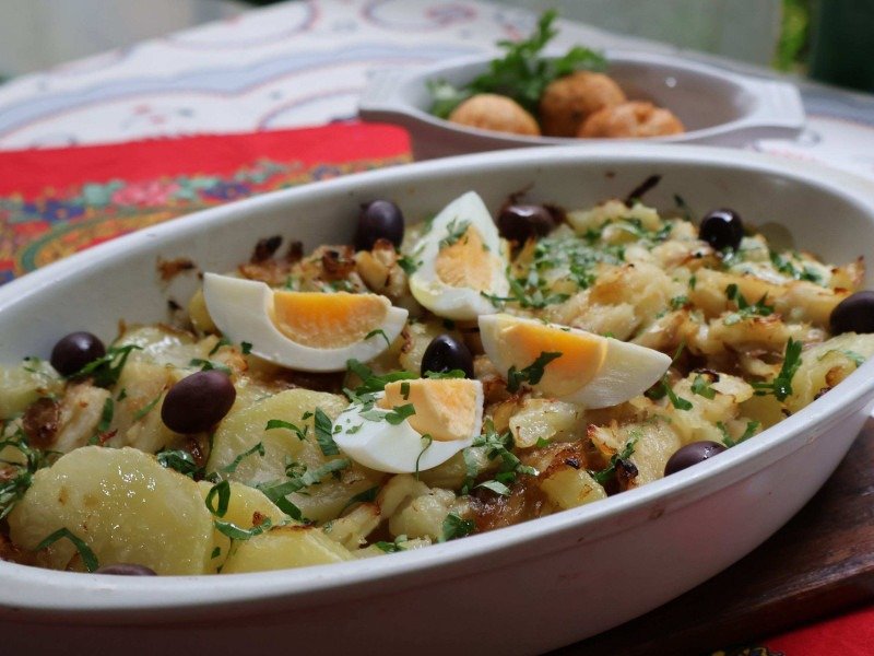 Bacalhau à Gomes de Sá do Sagres restaurante  -  (crédito: Bruna Gaston CB/DA Press)
