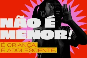 Campanha defende o não uso do termo 'menor' para se referir a crianças e adolescentes -  (crédito: ANDI/Divulgação)