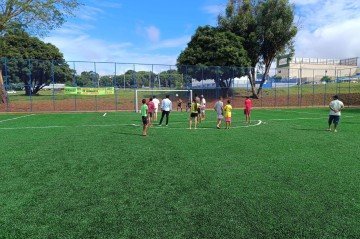 Campo sintético foi inaugurado em Sobradinho