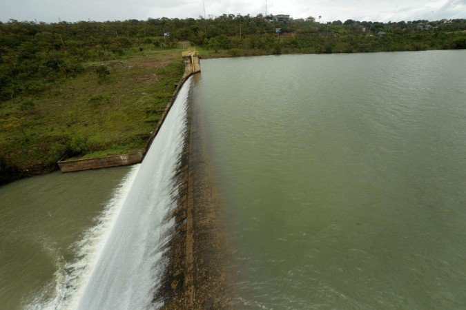 Caesb ressaltou que o reservat&oacute;rio do Descoberto est&aacute; com 98,8% da capacidade de armazenamento (foto), enquanto o Santa Maria registra 99,5%