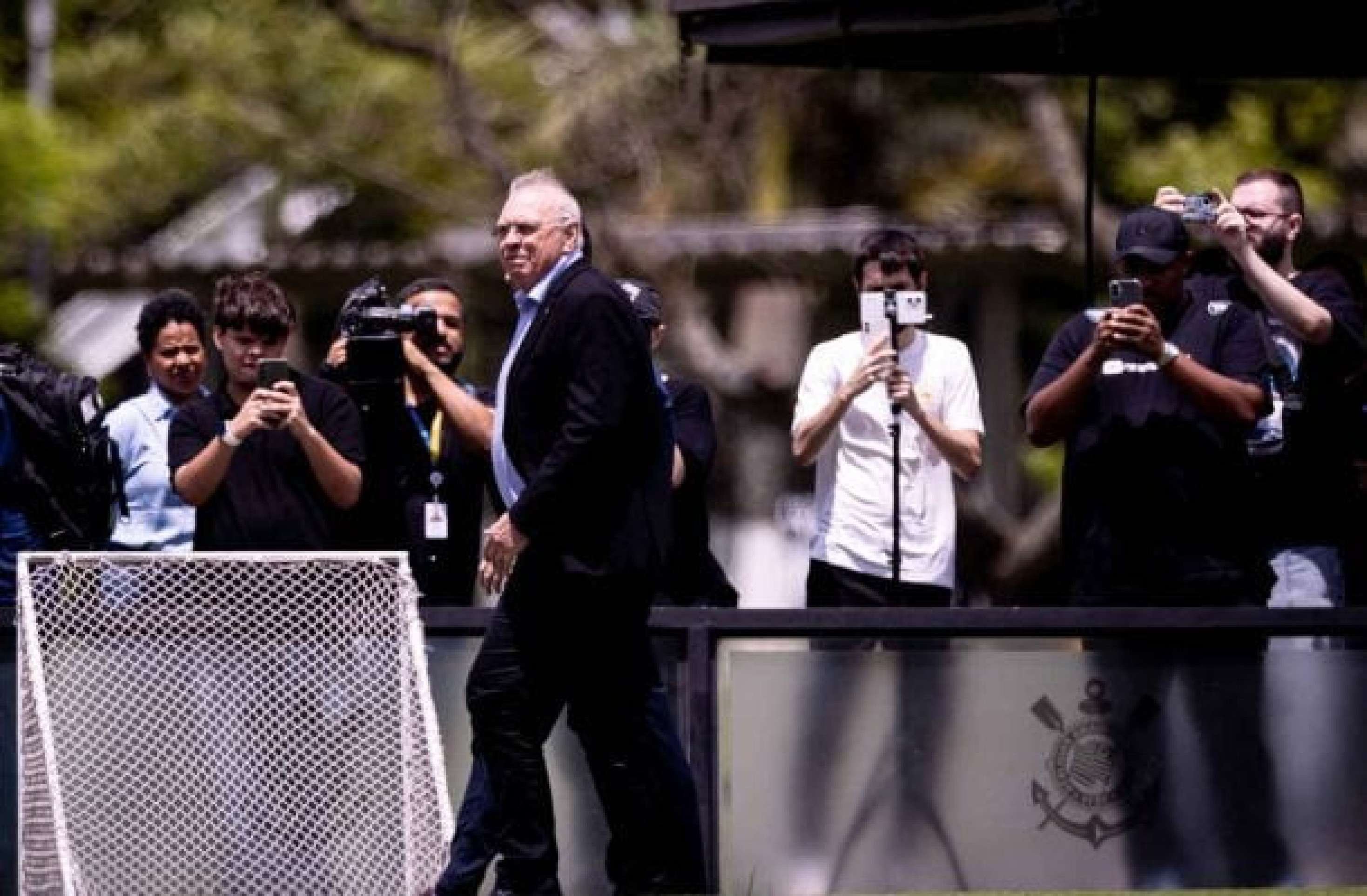 Osmar Stabile, presidente do Corinthians: clube avançou pela quitação do transfer ban da Fifa -  (crédito: Foto: Rodrigo Coca/Agência Corinthians )