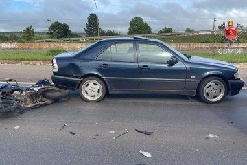 Motociclista morre em grave colisão na EPIA Sul
 -  (crédito: CBMDF/Divulgação)