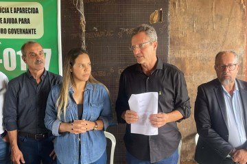 GDF entrega licen&ccedil;a ambiental para produtores do assentamento Patr&iacute;cia Aparecida  -  (crédito: Davi Cruz/CB)