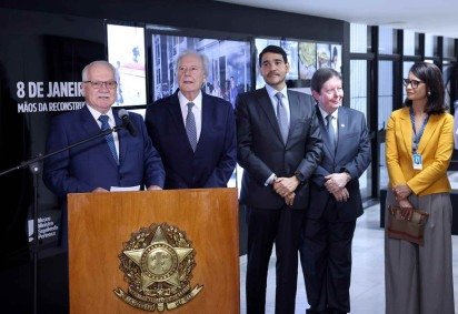 Fachin durante abertura da exposição 