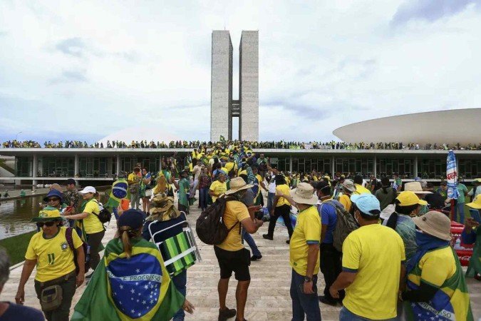 Cúpula da PMDF é desligada após condenação por falhas no 8 de janeiro
- (crédito: Marcelo Camargo/ Agência Brasil) Cúpula da PMDF é desligada após condenação por falhas no 8 de janeiro
- (crédito: Marcelo Camargo/ Agência Brasil)