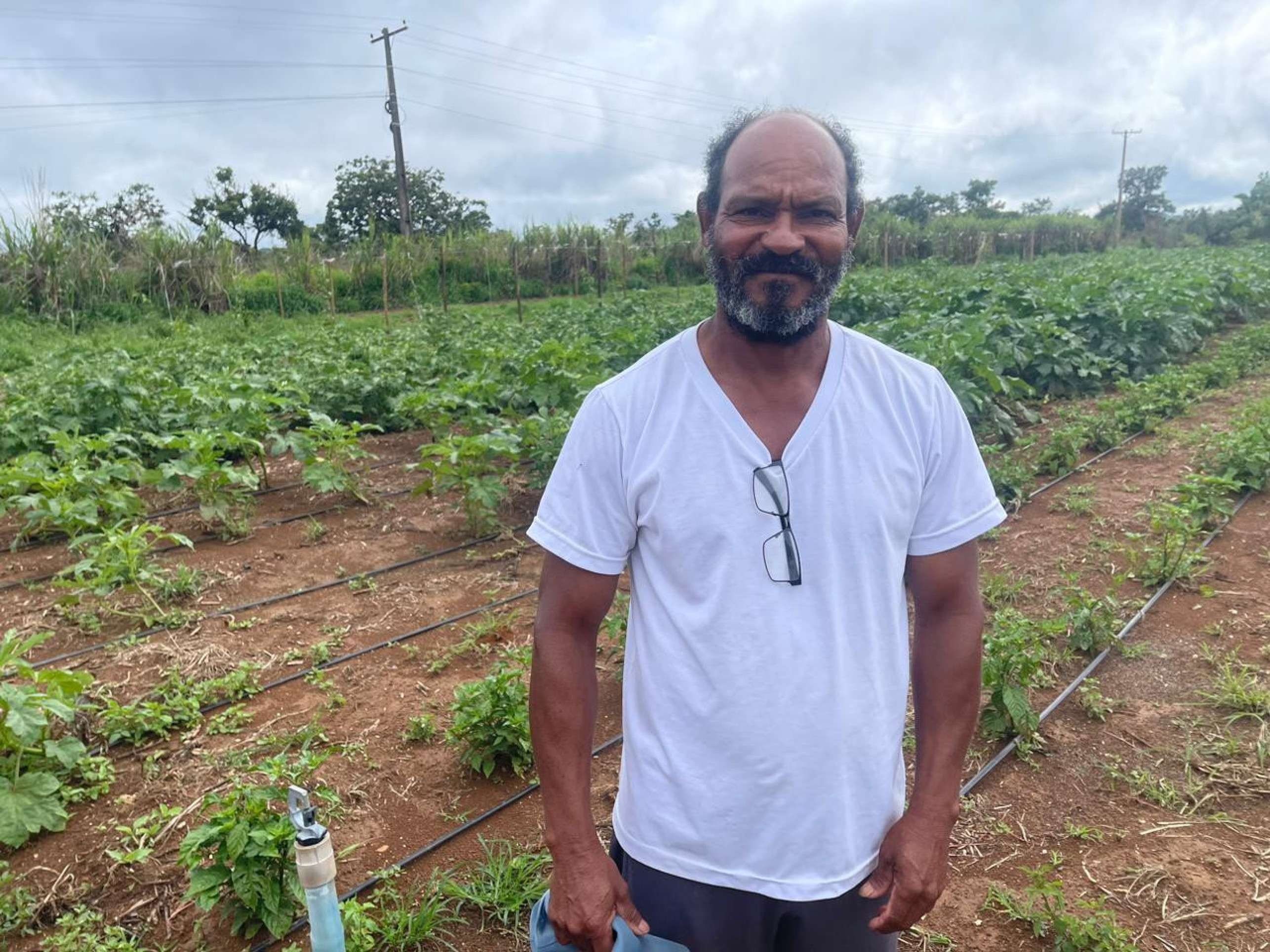 O produtor rural Pedro Paulo dos Santos comemorou a conquista.