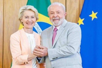 Presidente da Comissão Europeia, Ursula von der Leyen, e o presidente Luiz Inácio Lula da Silva - (crédito: Ricardo Stuckert/PR) Presidente da Comissão Europeia, Ursula von der Leyen, e o presidente Luiz Inácio Lula da Silva - (crédito: Ricardo Stuckert/PR)