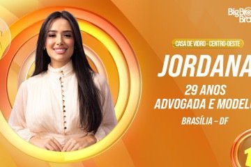 Jordana é uma das participantes da Casa de Vidro Centro-Oeste