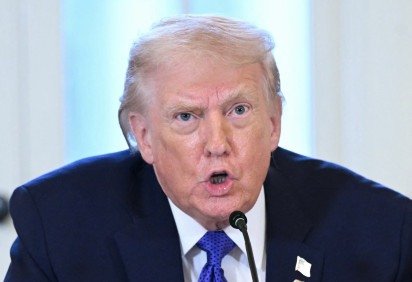 presidente dos eua Donald Trump faz ameaças contra cuba -  (crédito:  SAUL LOEB / AFP)