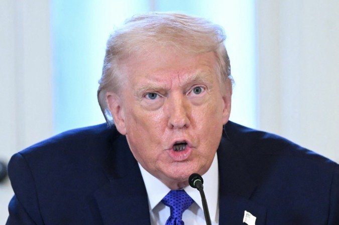 presidente dos eua Donald Trump faz ameaças contra cuba - (crédito: SAUL LOEB / AFP) presidente dos eua Donald Trump faz ameaças contra cuba - (crédito: SAUL LOEB / AFP)