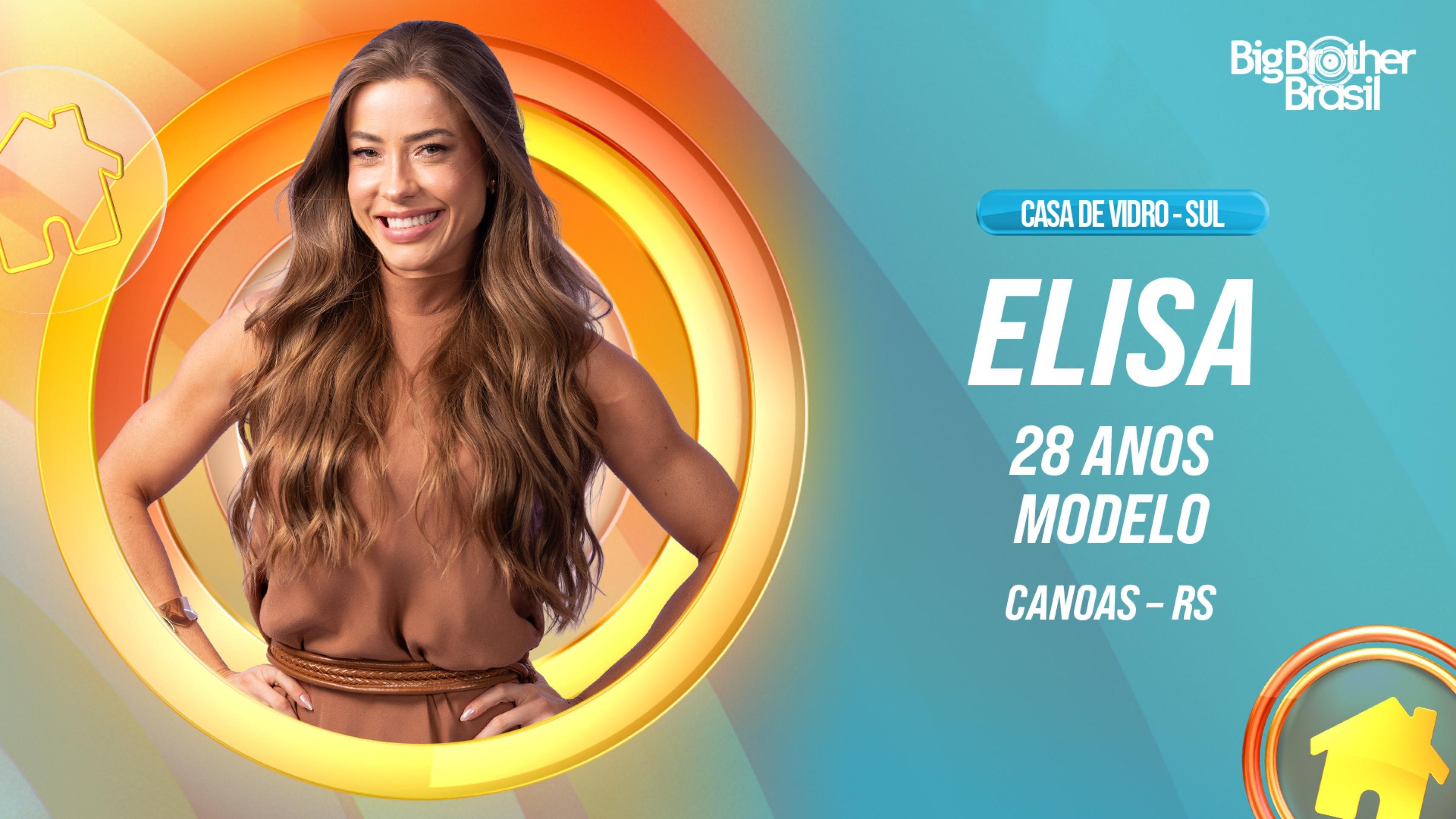 Elisa &eacute; uma das participantes da Casa de Vidro Sul