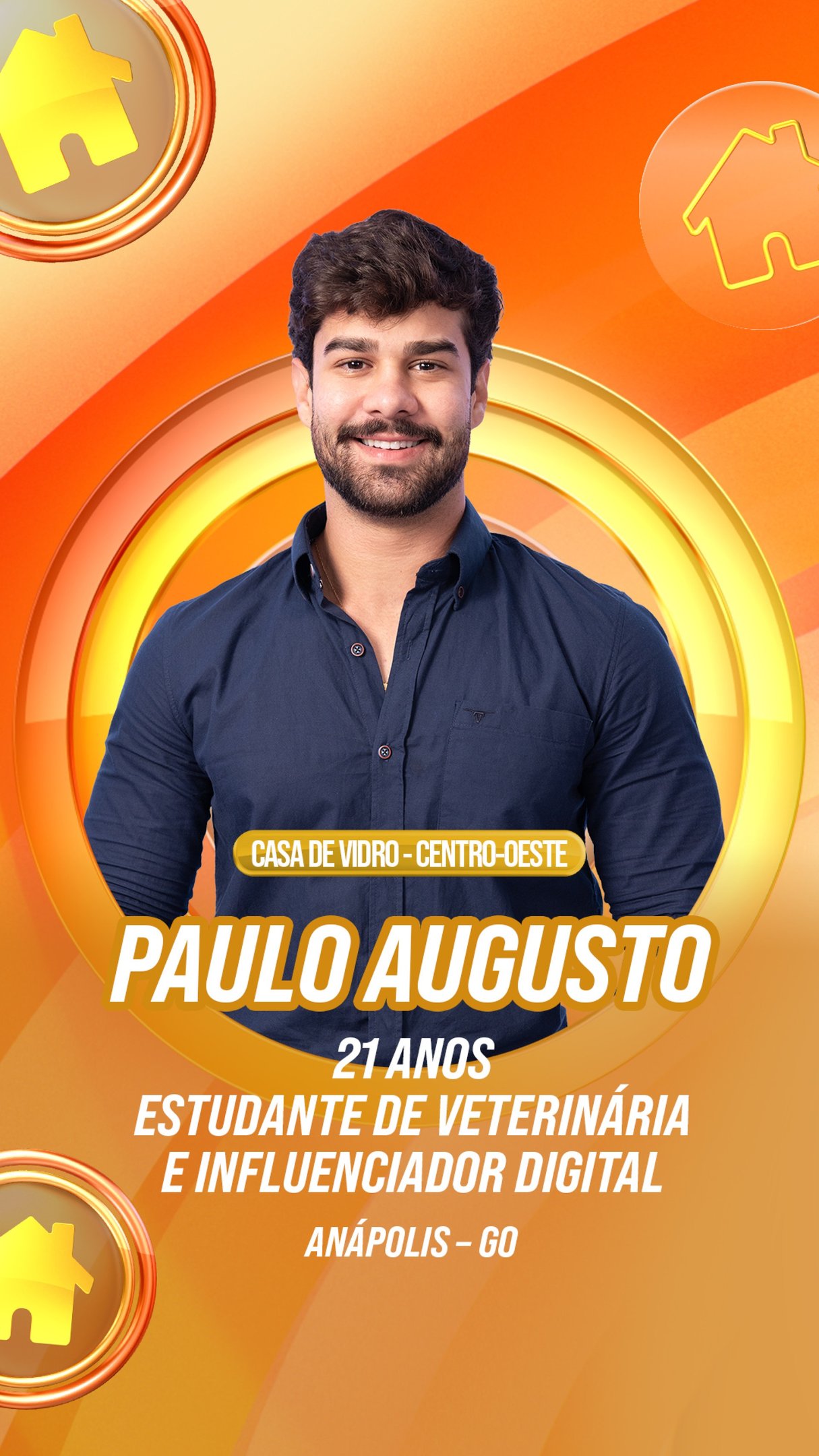 Paulo Augusto &eacute; um dos participantes da Casa de Vidro Centro-Oeste