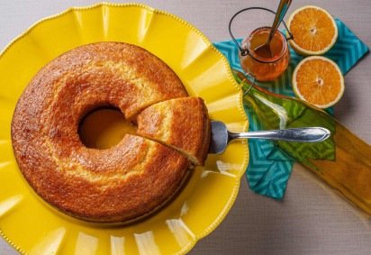 Bolo de laranja sem glúten (Imagem: flanovais | Shutterstock) -  (crédito: EdiCase) -Bolo de laranja sem glúten (Imagem: flanovais | Shutterstock) -  (crédito: EdiCase)