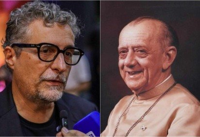 Kleber Mendonça FIlho e Dom Helder Câmara -  (crédito: João Pedro Carvalho - CB/DA Press, Reprodução/CNBB) -Kleber Mendonça FIlho e Dom Helder Câmara -  (crédito: João Pedro Carvalho - CB/DA Press, Reprodução/CNBB)