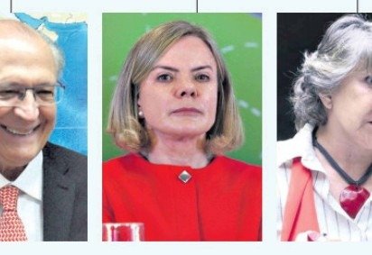 Alckmin e Gleisi estão entre os nomes cotados pelo Planalto a serem nomes apoiados por Lula na disputa pelo Senado -  (crédito: Reprodução) -Alckmin e Gleisi estão entre os nomes cotados pelo Planalto a serem nomes apoiados por Lula na disputa pelo Senado -  (crédito: Reprodução)