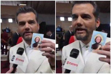 Tomara que o presente traga muita sorte ao brasileiro - (crédito: Reprodução/TV Globo) Tomara que o presente traga muita sorte ao brasileiro - (crédito: Reprodução/TV Globo)