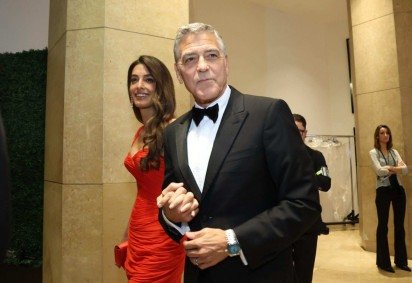 George Clooney no Globo de Ouro 2026 -  (crédito: VALERIE MACON / AFP)