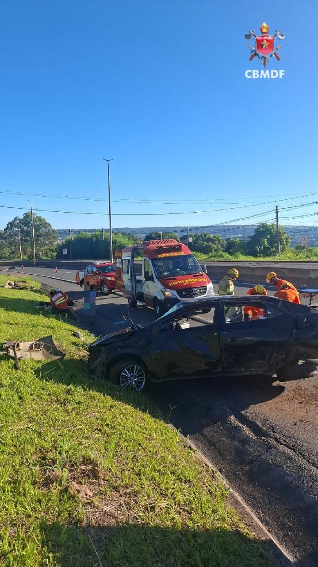 Sinistro ocorreu na manh&atilde; deste domingo (11/1), em Sobradinho
