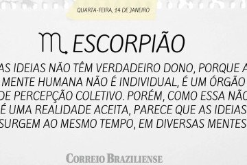 Horóscopo desta quarta-feira (14/1)