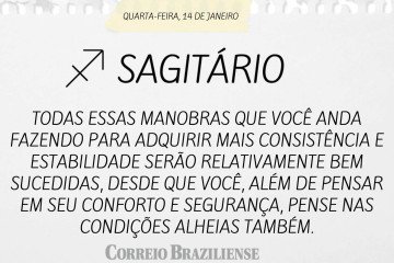 Horóscopo desta quarta-feira (14/1)