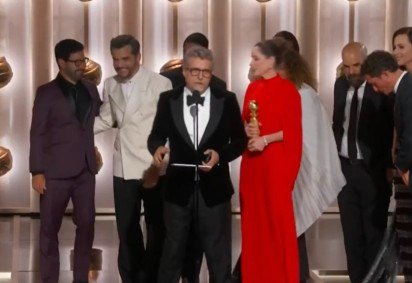 O elenco do filme 'O Agente Secreto', vencedor do Globo de Ouro de Melhor Filme em Língua Não Inglesa, no último domingo (11/10) -  (crédito: Reprodução de vídeo TV Globo ) -O elenco do filme 'O Agente Secreto', vencedor do Globo de Ouro de Melhor Filme em Língua Não Inglesa, no último domingo (11/10) -  (crédito: Reprodução de vídeo TV Globo )