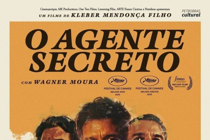 Pôster de 'O agente secreto'