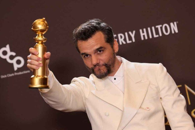 Wagner Moura conquistou o Globo de Ouro como melhor ator dramático - (crédito: ETTIENE LAURENT/AFP) Wagner Moura conquistou o Globo de Ouro como melhor ator dramático - (crédito: ETTIENE LAURENT/AFP)