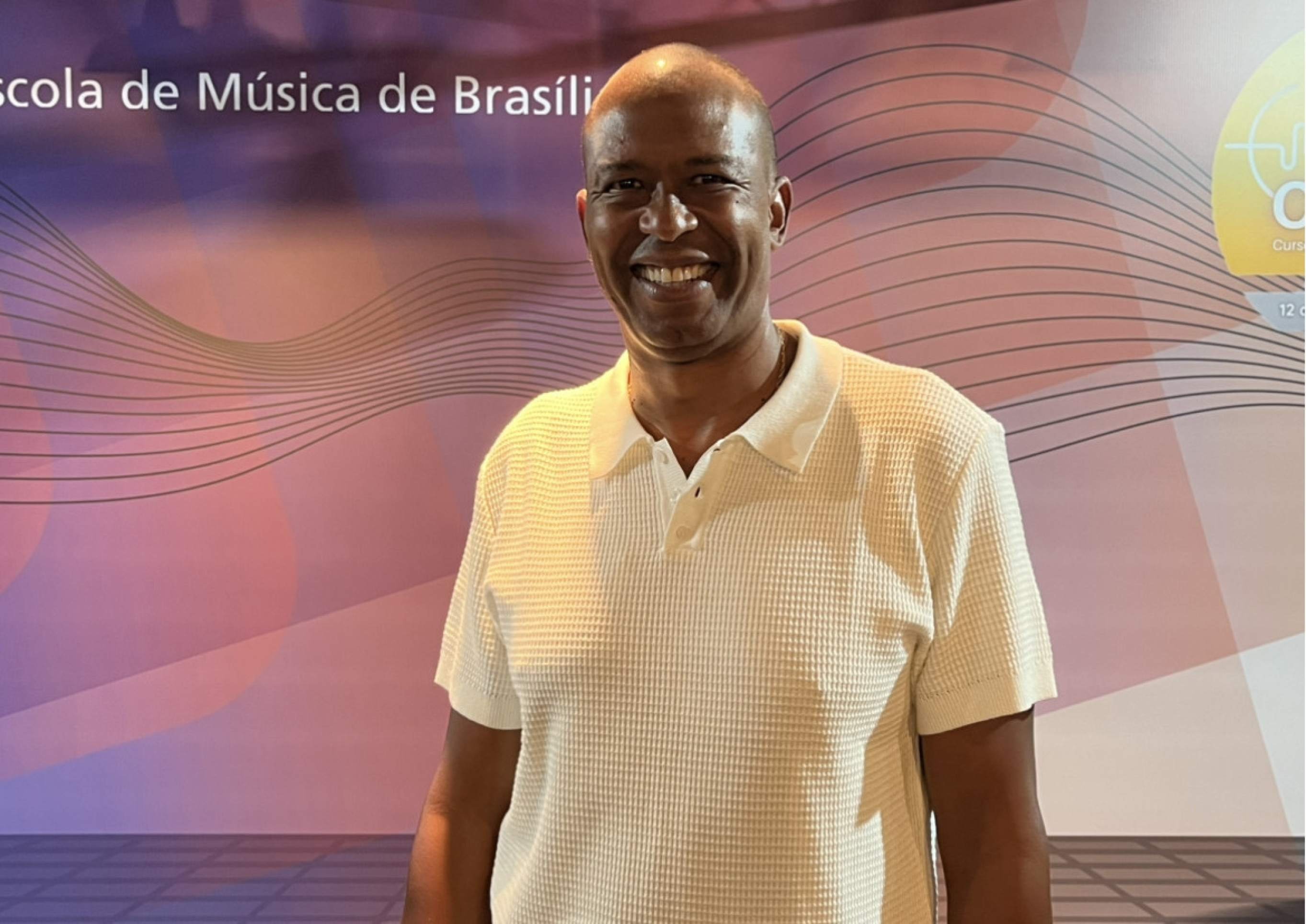 Davson de Souza, diretor da Escola de M&uacute;sica de Bras&iacute;lia