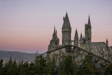A impressionante réplica do Castelo de Hogwarts, no Islands of Adventure: diversão garantida -  (crédito:  DAVID SPRAGUE/Universal/Divulga&ccedil;&atilde;o)