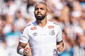 Gabriel Barbosa retornou ao Santos com gol na vitória por 2 x 1 sobre o Novorizontino -  (crédito: Raul Baretta/Santos)