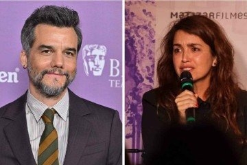 Wagner Moura e Manuela Dias tiveram um 'breve relacionamento' durante a faculdade -  (crédito: AFP / redes sociais)