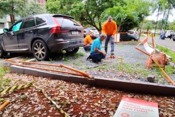 Motorista embriagado colide com central de gás na Asa Norte e provoca vazamento
