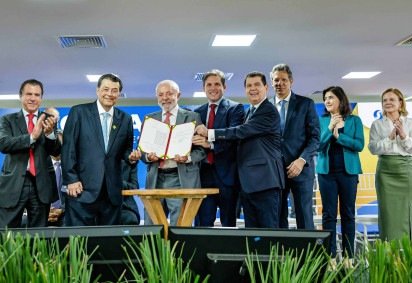 Presidente Lula, em cerimônia de lançamento do Portal da Reforma Tributária, ontem, na sede do Serpro, em Brasília     -  (crédito: Ricardo Stuckert/PR) -Presidente Lula, em cerimônia de lançamento do Portal da Reforma Tributária, ontem, na sede do Serpro, em Brasília     -  (crédito: Ricardo Stuckert/PR)