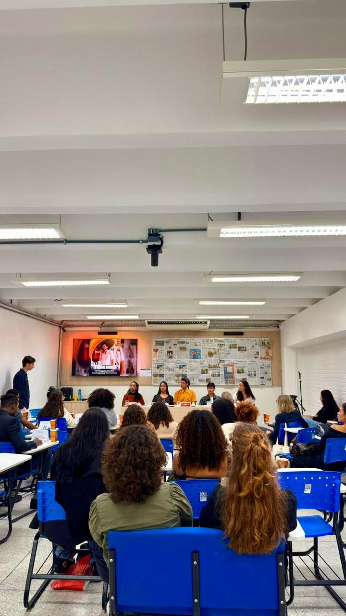 Alunos durante a atividade acad&ecirc;mica