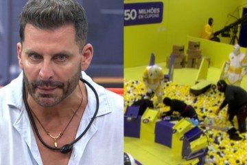BBB 26: Henri Castelli passa mal e tem convulsão durante Prova do Líder -  (crédito: Globoplay)
