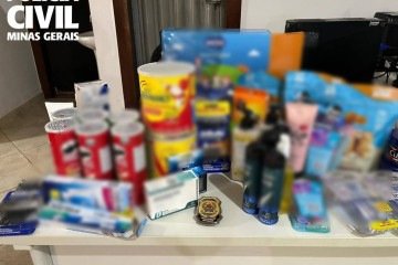 Mulher é presa ao usar comprovantes falsos de Pix para compras em Lagoa da Prata (MG) -  (crédito: PCMG/Reprodução)