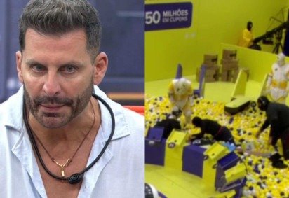 BBB 26: Henri Castelli passa mal e tem convulsão durante Prova do Líder -  (crédito: Globoplay)