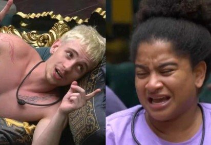 BBB 26: Juliano Floss alerta colegas sobre perseguir Milena: 'Vai ganhar' -  (crédito: Reprodução/Globoplay) -BBB 26: Juliano Floss alerta colegas sobre perseguir Milena: 'Vai ganhar' -  (crédito: Reprodução/Globoplay)