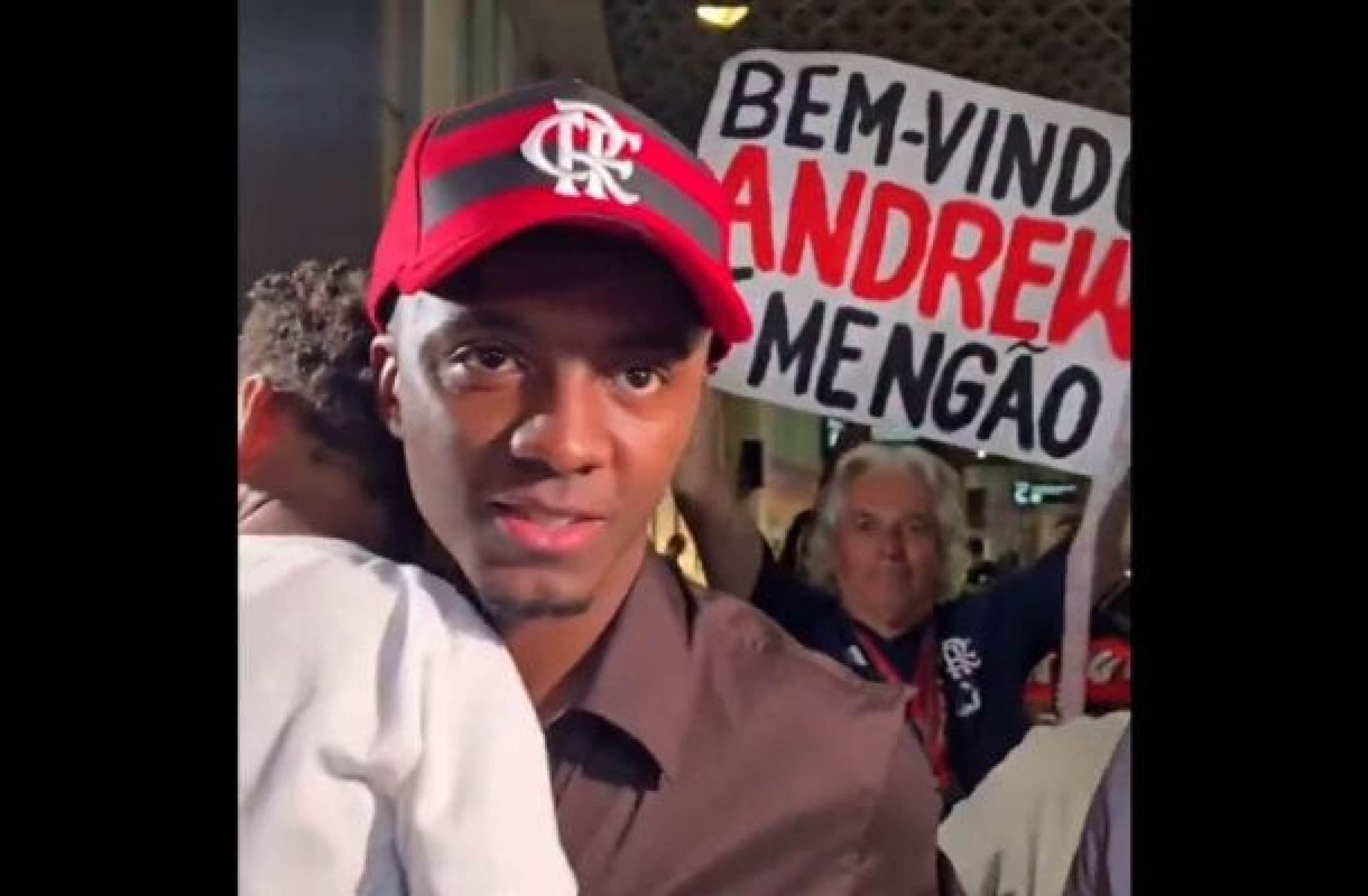 Andrew desembarcou no Rio de Janeiro - (crédito: Foto: Reprodução) Andrew desembarcou no Rio de Janeiro - (crédito: Foto: Reprodução)