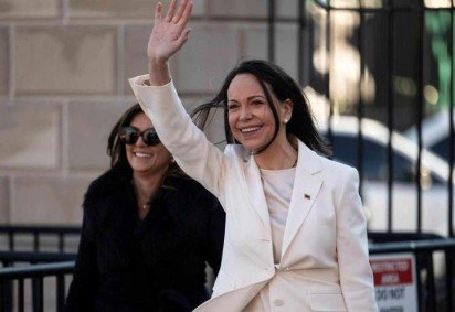 María Corina Machado recebeu o Prêmio Nobel da Paz em 2025 -  (crédito: Getty Images) -María Corina Machado recebeu o Prêmio Nobel da Paz em 2025 -  (crédito: Getty Images)