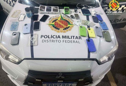 O homem informou que utilizava o imóvel apenas para armazenar os materiais apreendidos -  (crédito: PMDF/Divulgação) -O homem informou que utilizava o imóvel apenas para armazenar os materiais apreendidos -  (crédito: PMDF/Divulgação)