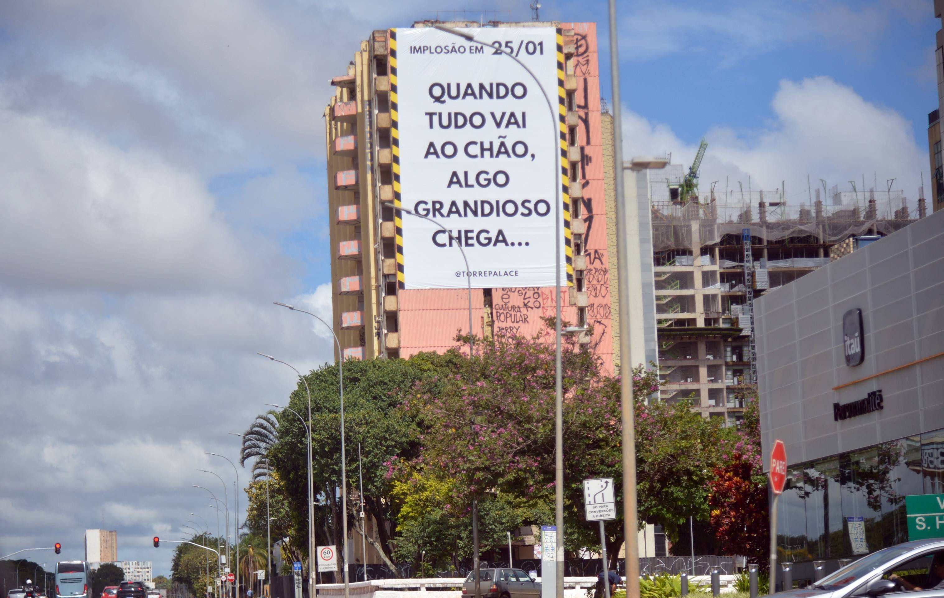 Implosão do Torre Palace exige cuidados com poeira e saúde da população