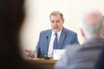 Atuação de Toffoli tem causado estranheza na Polícia Federal e delegados alertam para os riscos que podem trazer para a investigação do Master -  (crédito: Gustavo Moreno/SCO/STF)