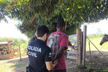 Homem foi preso na manhã desta sexta-feira (16), em Brazlândia -  (crédito: Divulgação/PCDF)