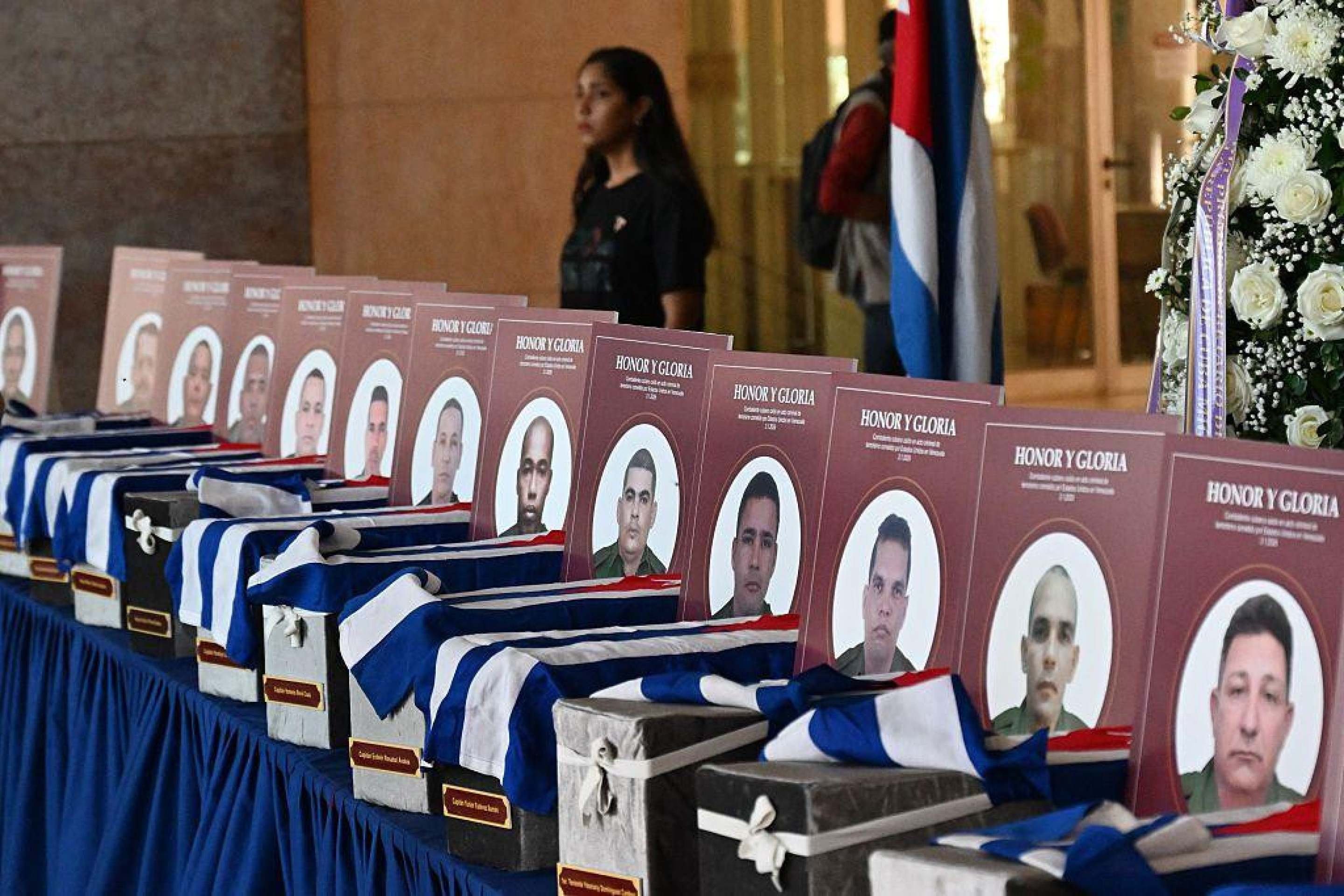 Ao menos 32 cubanos foram mortos durante a intervenção militar dos EUA na Venezuela. -  (crédito: Getty Images)