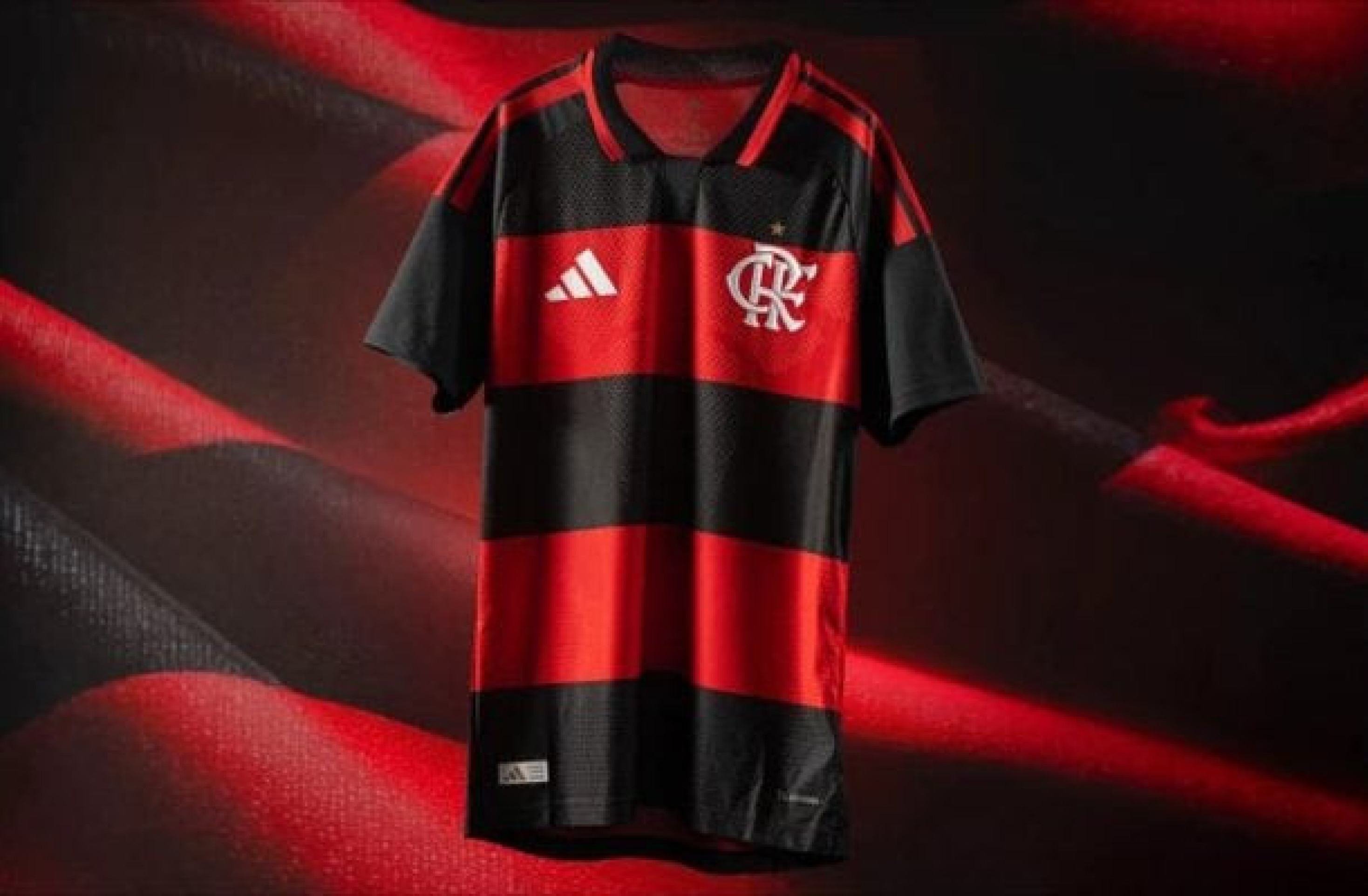 Flamengo lançou o novo uniforme para a temporada de 2026 -  (crédito: Foto: Divulgação / Flamengo)