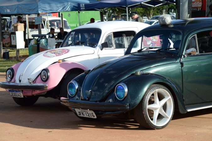 Encontro anual de Fuscas na Concha Ac&uacute;stica 