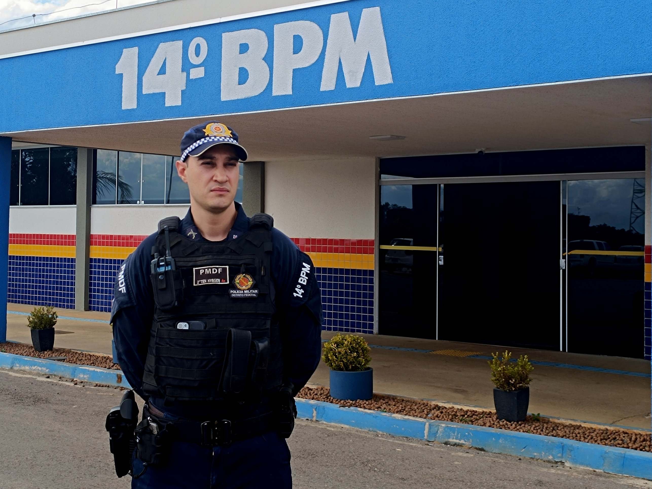  18/01/2026 Cr..dito: Ana Carolina Alves/CB/D.A Press. Brasil. Bras..lia - DF -  Feminicidio em Planaltina-DF, Condom..nio Total Village 3, onde ocorreu o crime. 2.. Tenente Hybsen, participou da pris&atilde;o do suspeito.     